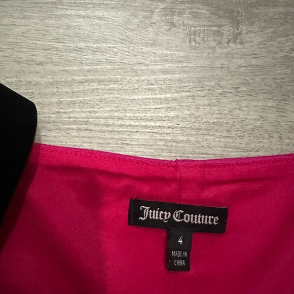 Juicy Couture black label CASHMERE ROSE DRESS Sz 4 cocktail wedding party dress - Picture 7 of 8
